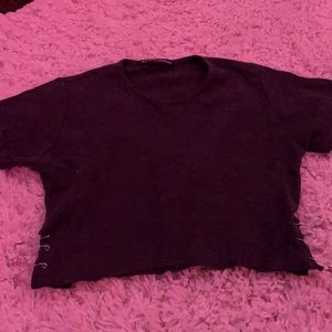 reworked brandy top with clips